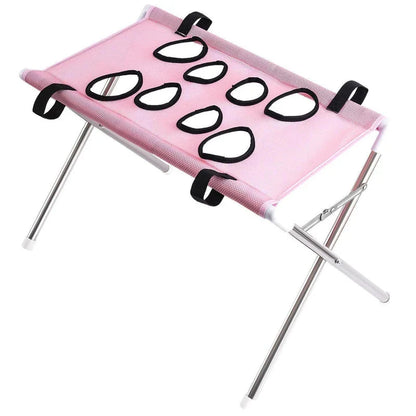 Pet-Friendly 2-in-1 Foldable Pet Grooming Bed for Daily Pet Care