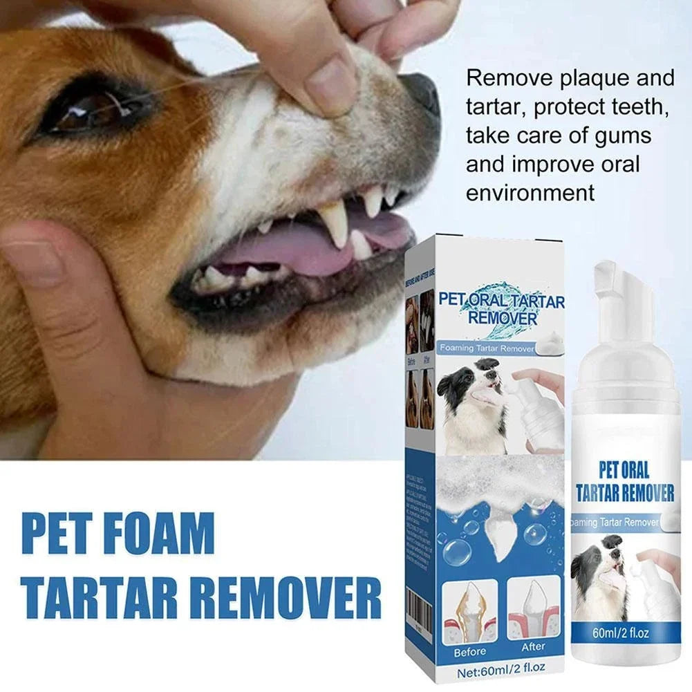 Foaming Pet Dental Cleaner for Tartar & Fresh Breath