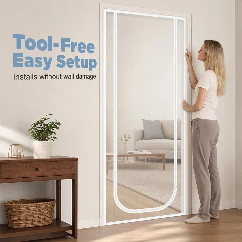 Pet-Friendly Mesh Screen Door for Daily Pet Care