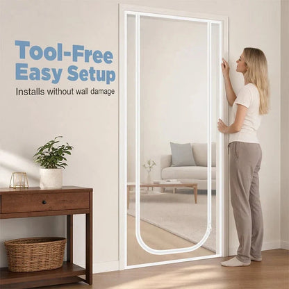 Pet-Friendly Mesh Screen Door for Daily Pet Care