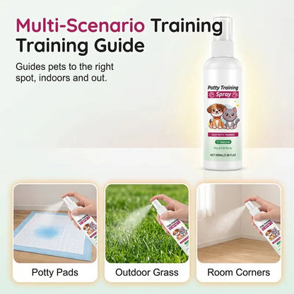 Pet-Friendly Pet Potty Training Spray for Dogs &