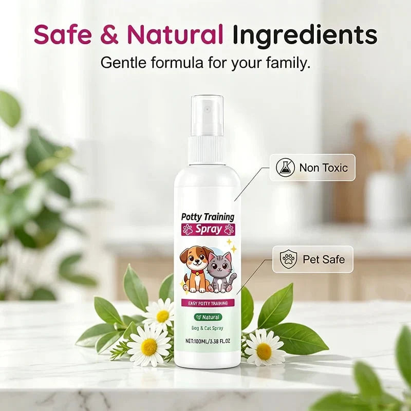 Pet-Friendly Pet Potty Training Spray for Dogs &