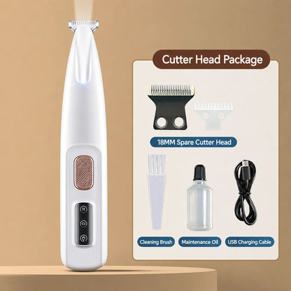 Decorative Precision Pet Trimmer – Safe Grooming for Paws, Eyes &