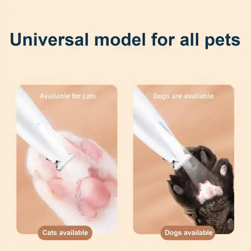 Decorative Precision Pet Trimmer – Safe Grooming for Paws, Eyes &