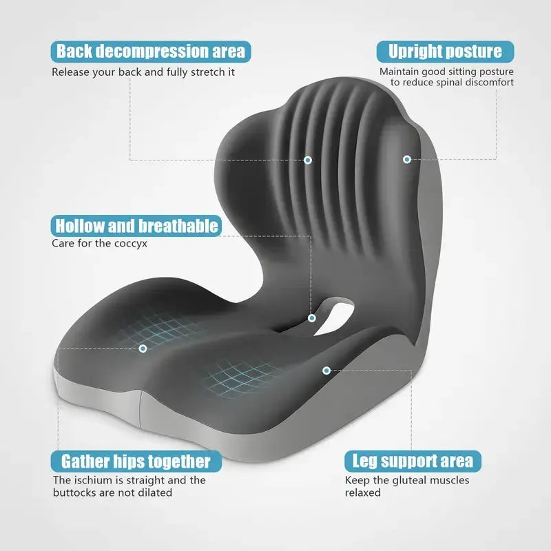Purpose-Built Crarise™ Ergonomic – Reduces Pressure for Everyday Use