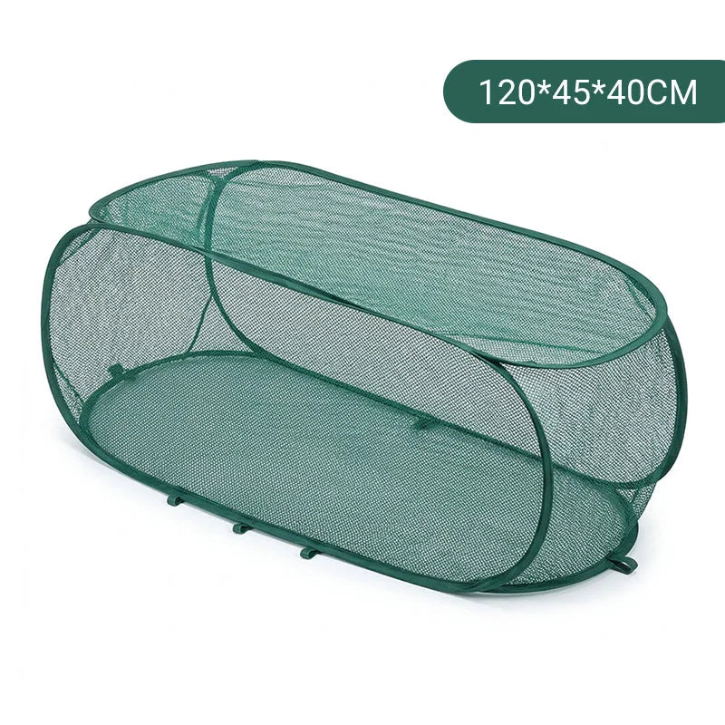 Purpose-Built Foldable Pop-Up Plant Mesh Cover – Protects Plants