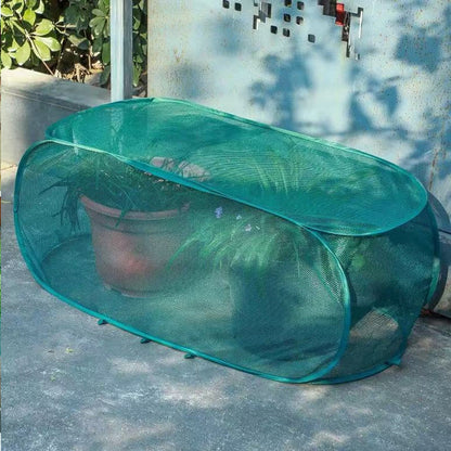Purpose-Built Foldable Pop-Up Plant Mesh Cover – Protects Plants