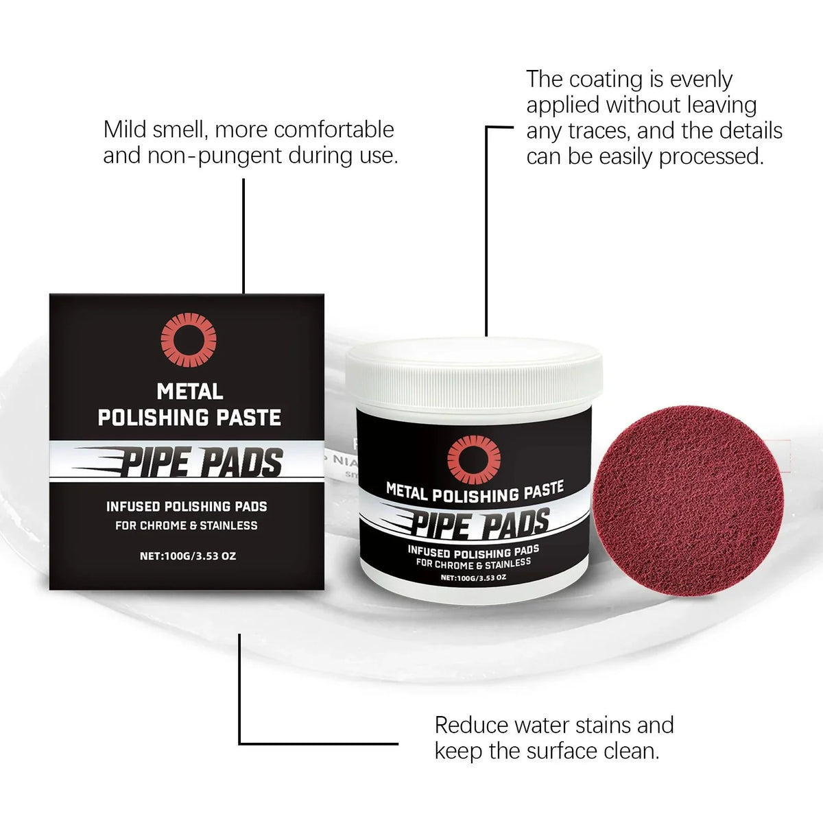 Purpose-Built Pipe Dream Polishing Pads – Shine Made