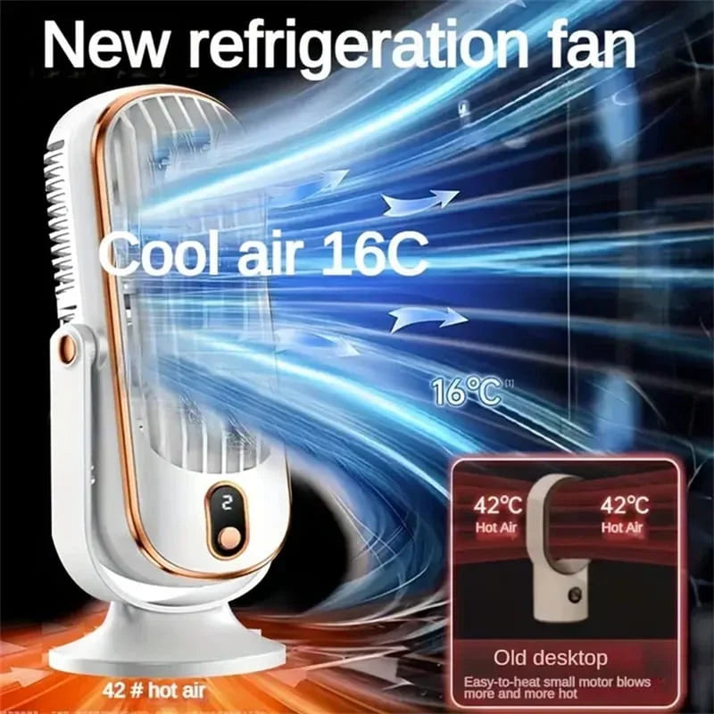 Purpose-Built Portable Desktop Air Conditioner Fan with 5 Wind