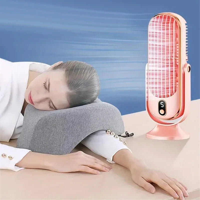 Purpose-Built Portable Desktop Air Conditioner Fan with 5 Wind