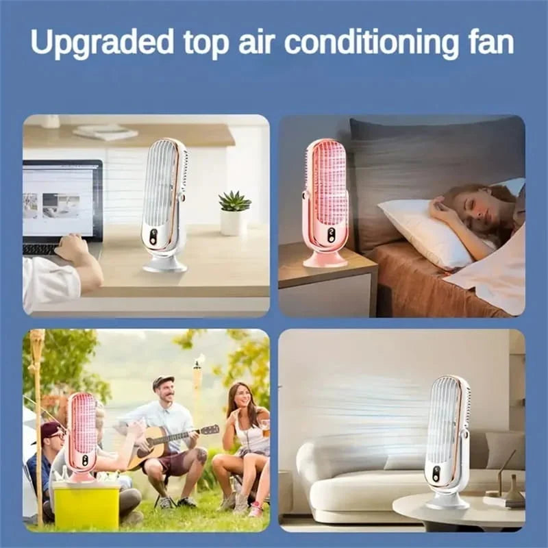 Purpose-Built Portable Desktop Air Conditioner Fan with 5 Wind