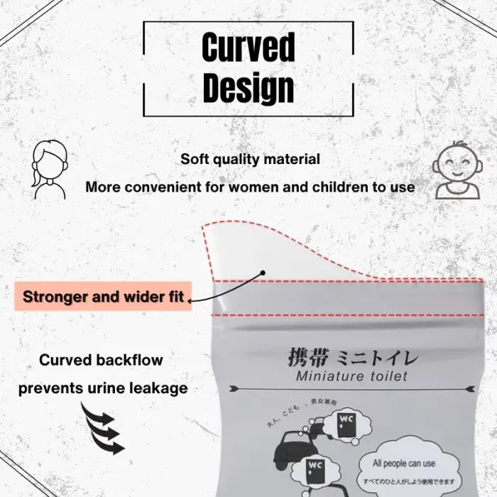 Distinctive 700ml Large Capacity Emergency Urine Bags – Portable