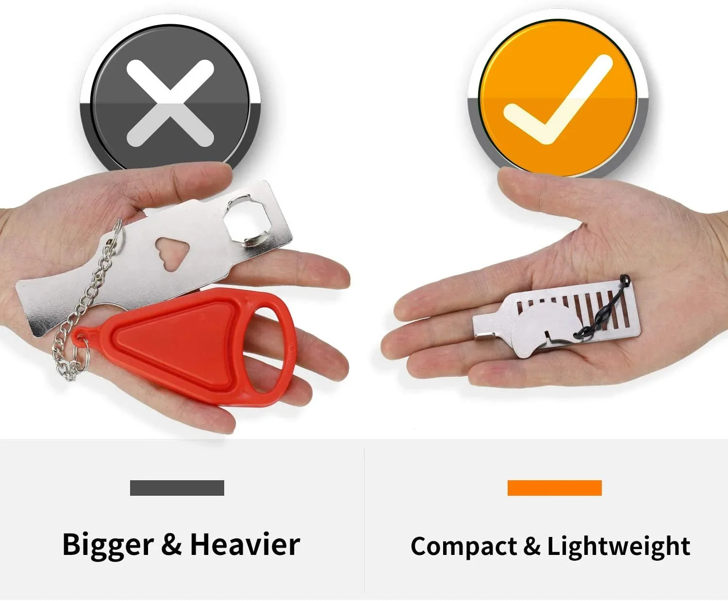 Stainless Steel Portable Door Lock for Added Travel Security