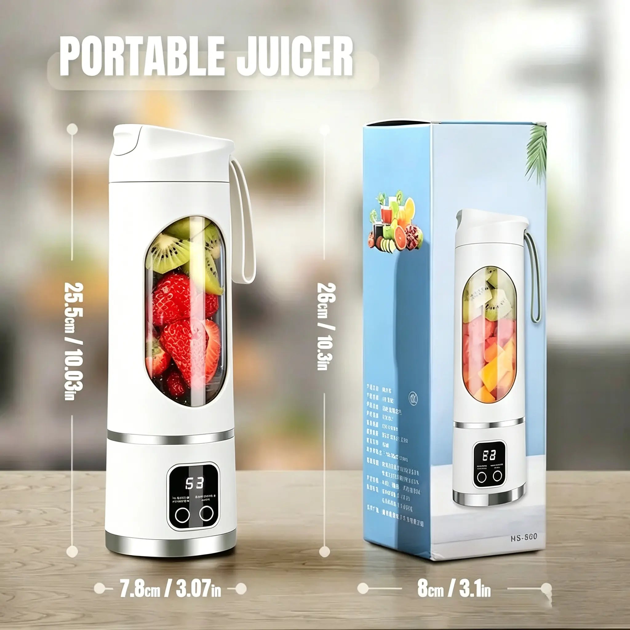 Purpose-Built 24-Hour – Portable USB Blender with LED