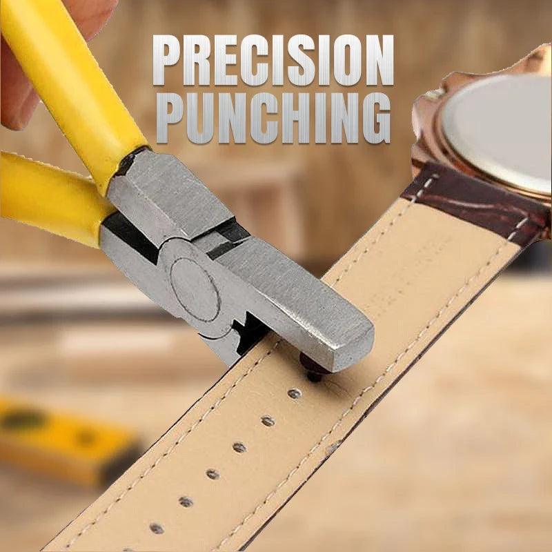 Purpose-Built Over Portable Watch Strap Hole Punch