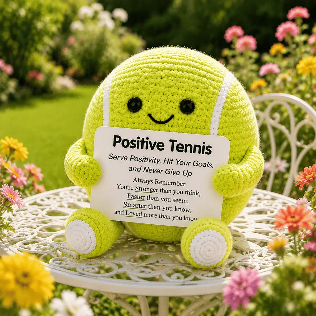 Purpose-Built Positive Soccer Buddy – Handmade Crochet Encouragement