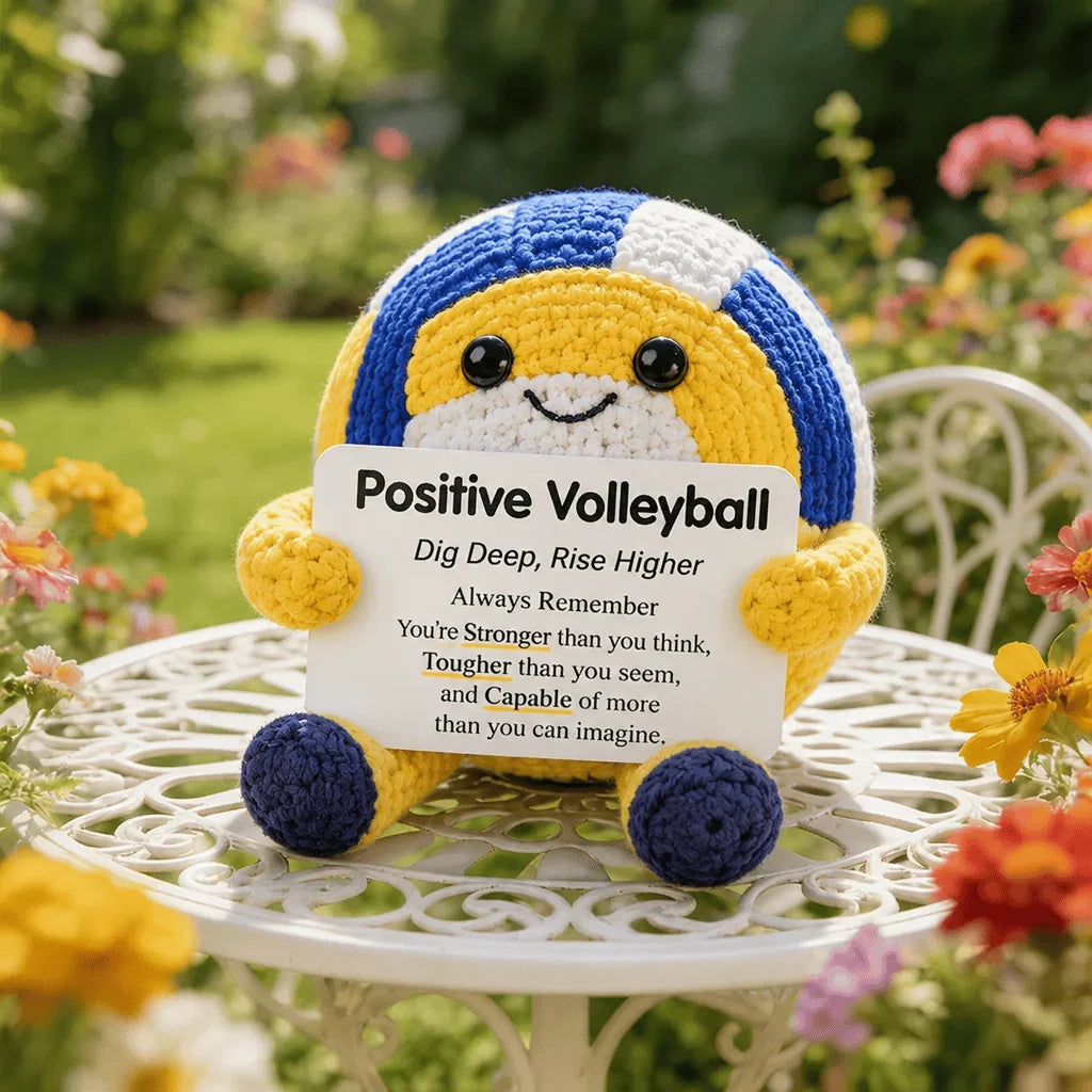Purpose-Built Positive Soccer Buddy – Handmade Crochet Encouragement