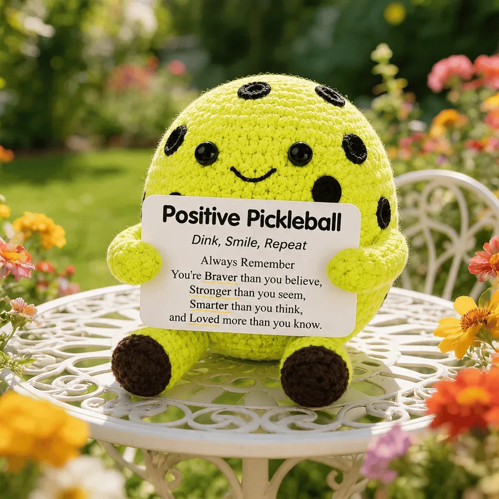 Purpose-Built Positive Soccer Buddy – Handmade Crochet Encouragement