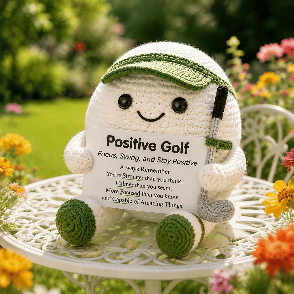 Purpose-Built Positive Soccer Buddy – Handmade Crochet Encouragement