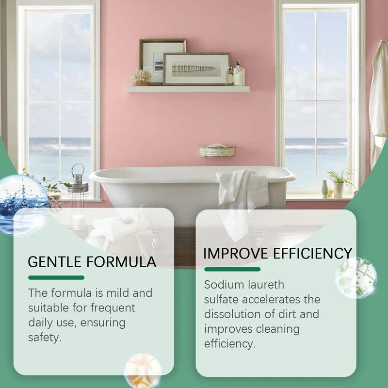 Easy-Care No-Scrub Bathroom Stain Remover For Toilet &