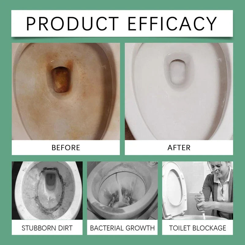 Easy-Care No-Scrub Bathroom Stain Remover For Toilet &
