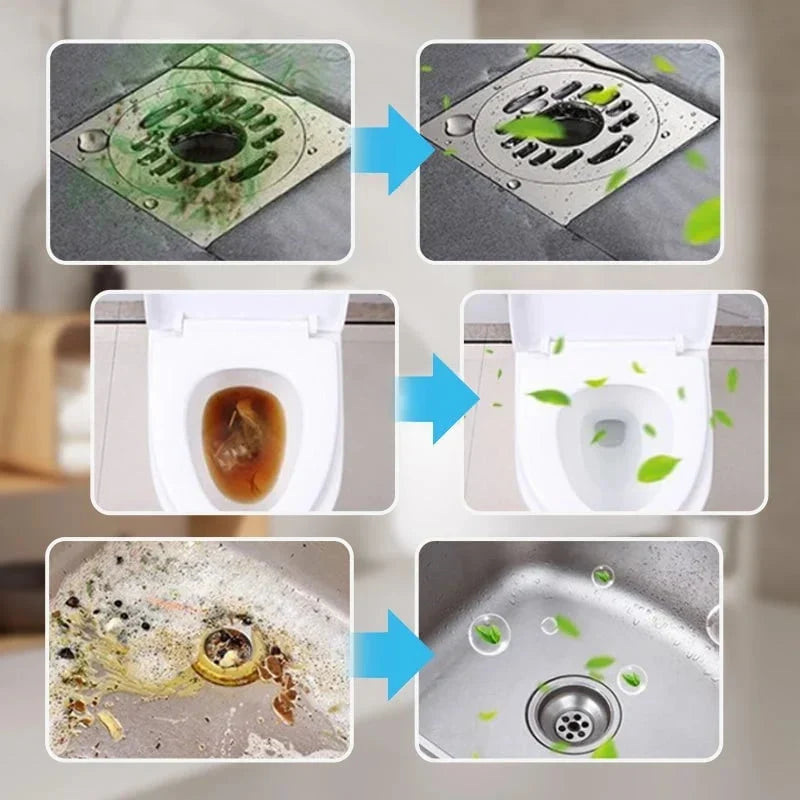 Easy-Care Powerful Cleaning Effervescent Tablets for Pipe, Fast