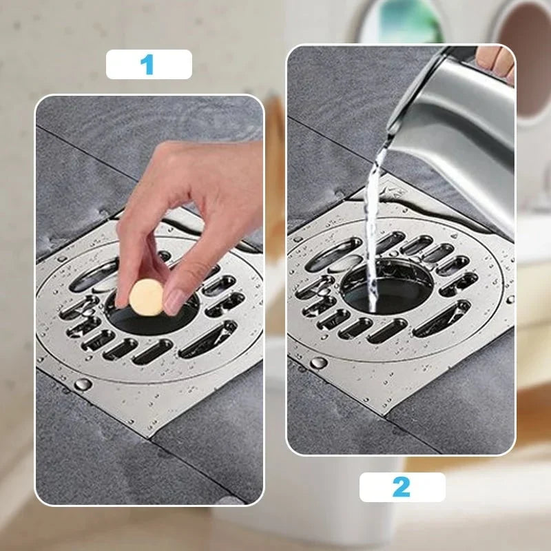 Easy-Care Powerful Cleaning Effervescent Tablets for Pipe, Fast