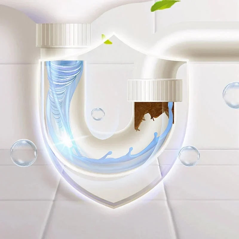 Easy-Care Powerful Cleaning Effervescent Tablets for Pipe, Fast