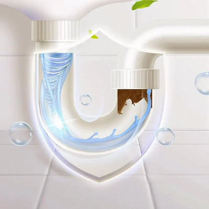 Easy-Care Powerful Cleaning Effervescent Tablets for Pipe, Fast