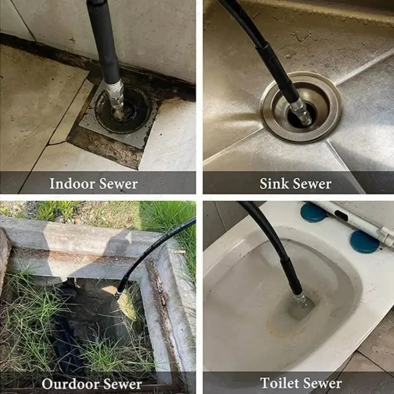Easy-Care Powerful Stainless Steel Sewer Jetter Nozzle – Up to 5000