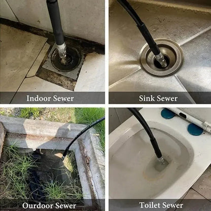 Easy-Care Powerful Stainless Steel Sewer Jetter Nozzle – Up to 5000