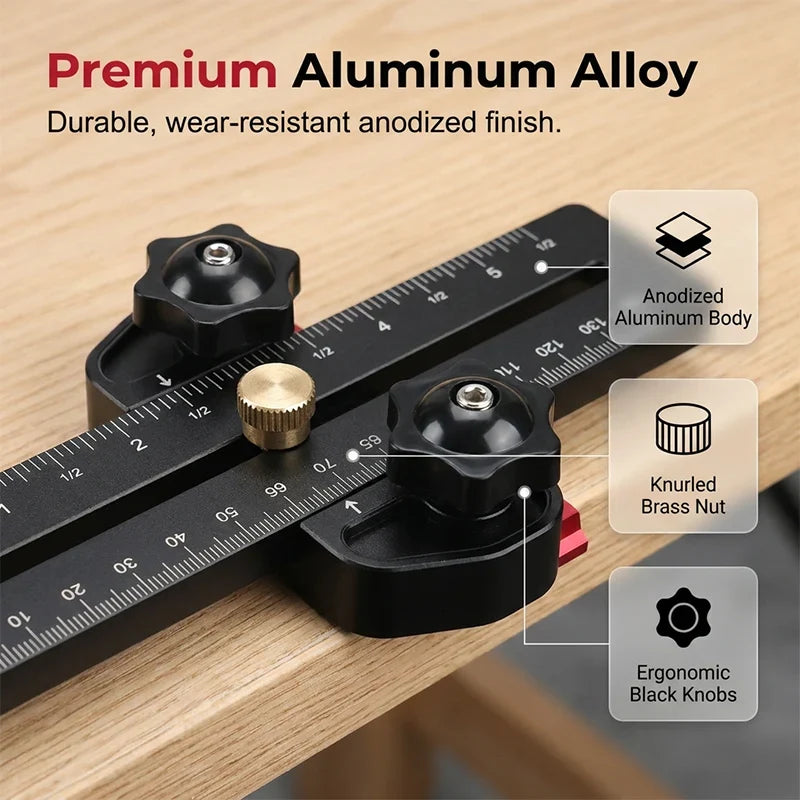Purpose-Built Precision Black Portable Table Saw Stop for Everyday Use