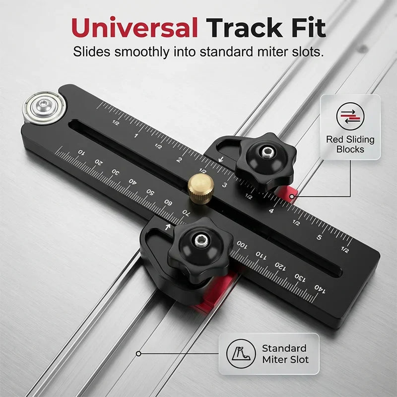 Purpose-Built Precision Black Portable Table Saw Stop for Everyday Use