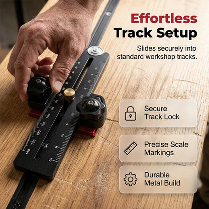 Purpose-Built Precision Black Portable Table Saw Stop for Everyday Use