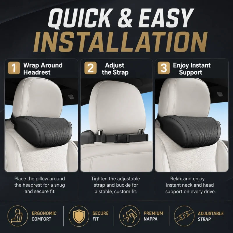 Vehicle-Ready Relieve Driving Fatigue Universal Memory Foam Car