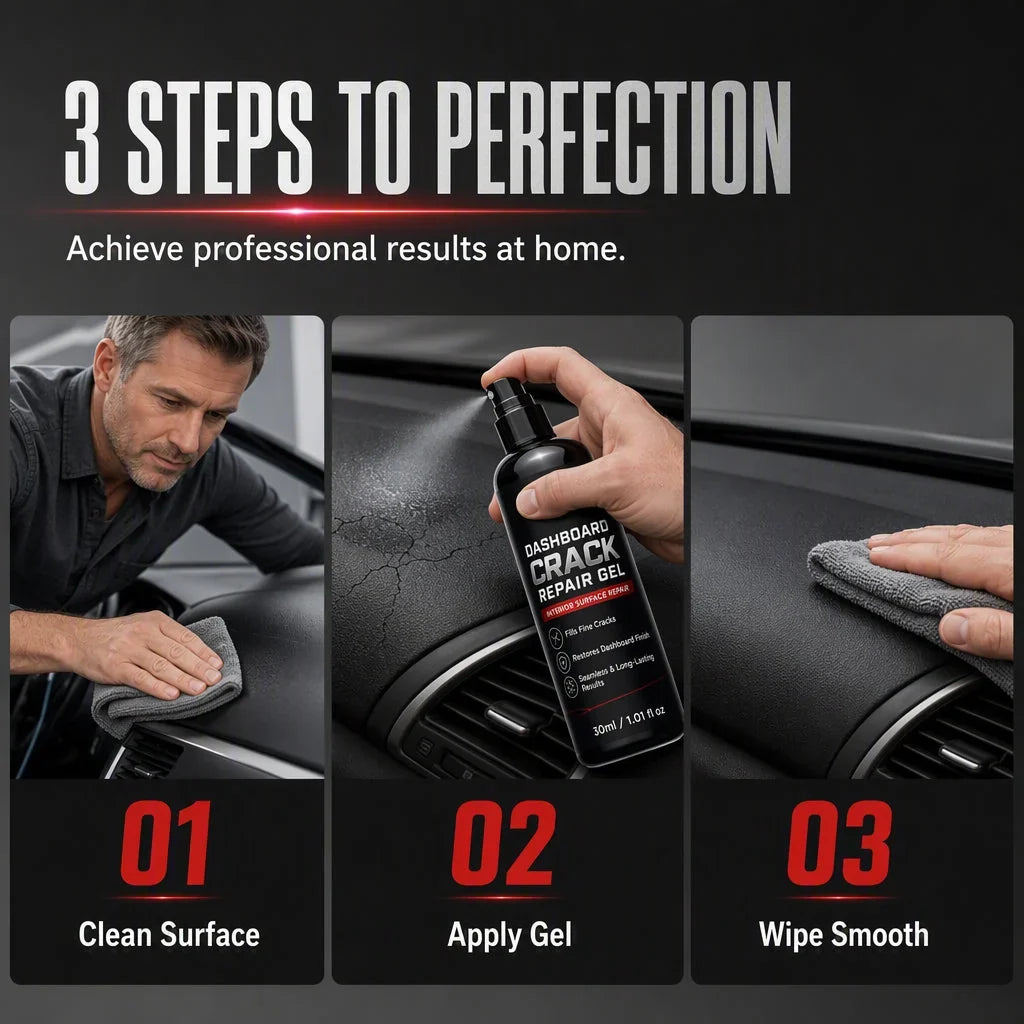 Vehicle-Ready Professional Car Dashboard Crack Repair