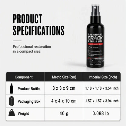 Vehicle-Ready Professional Car Dashboard Crack Repair