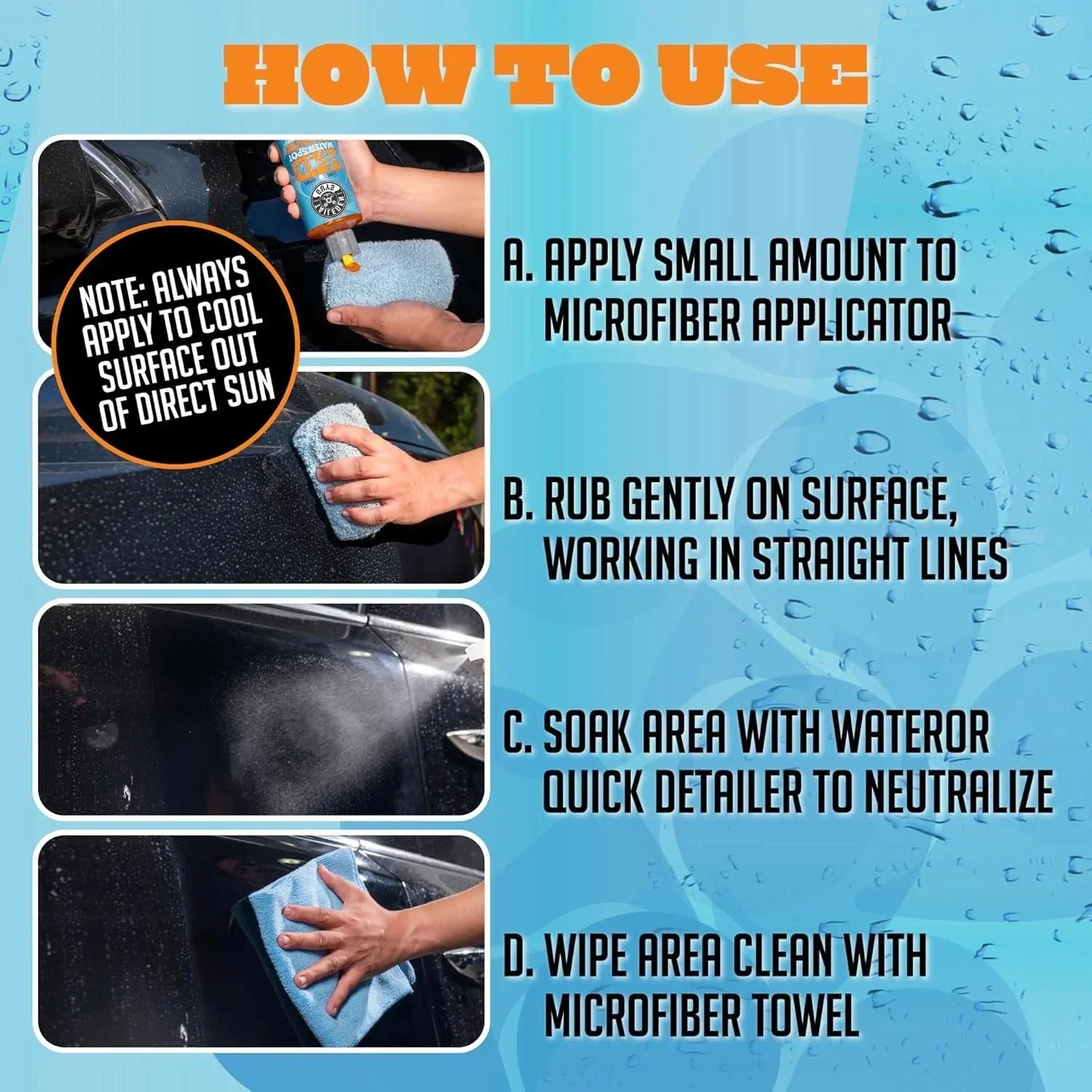Purpose-Built Pro Water Spot Eraser Gel for Everyday Use
