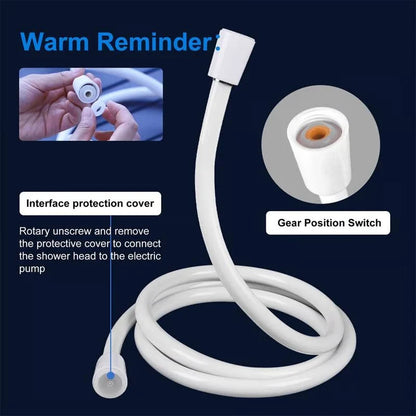 Portable Outdoor Shower System with Water Pump