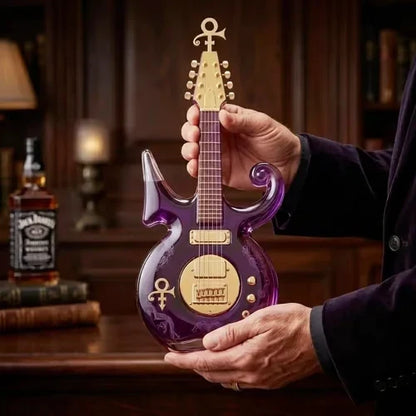 Purpose-Built Purple Music Legend Guitar-Shaped Commemorative Whiskey