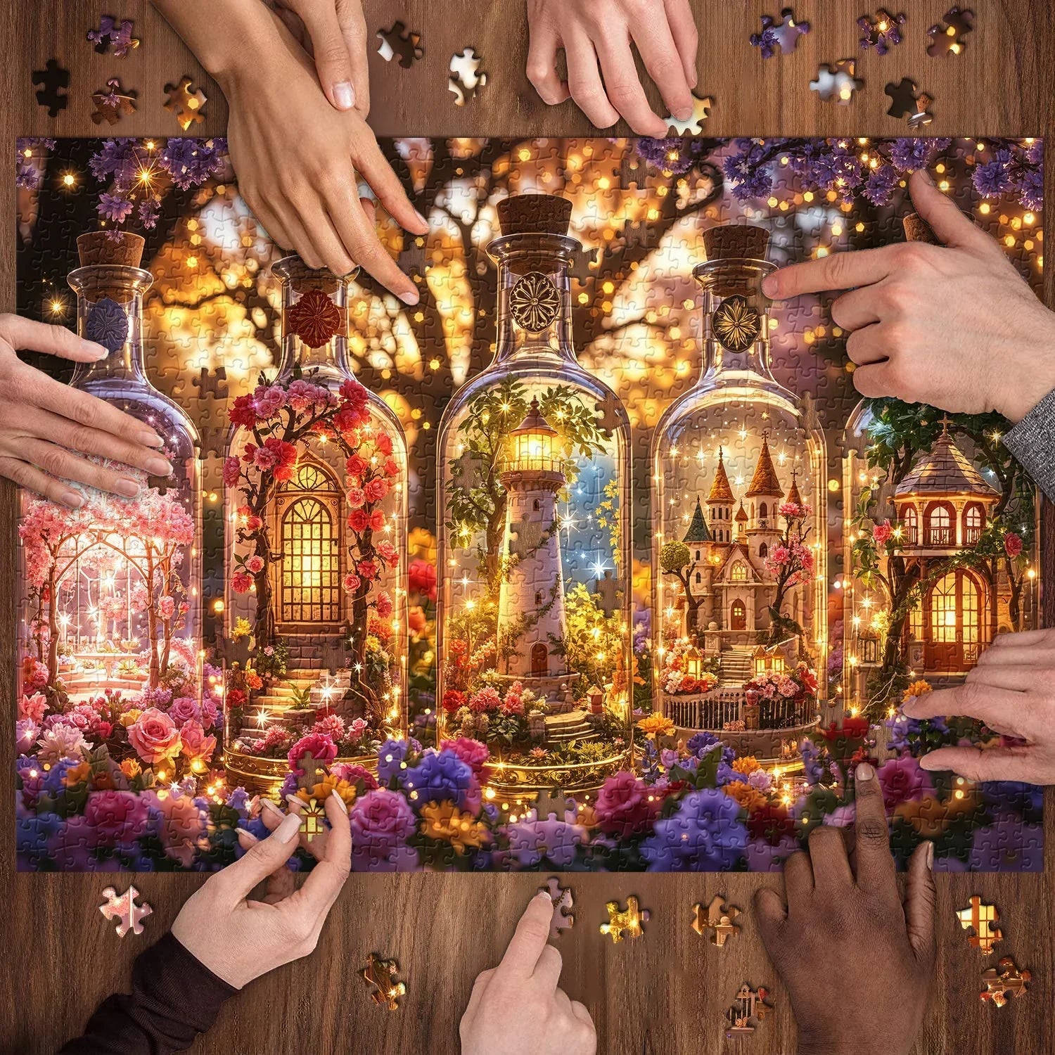 Practical Enchanted Jars of Light Jigsaw Puzzle 1000