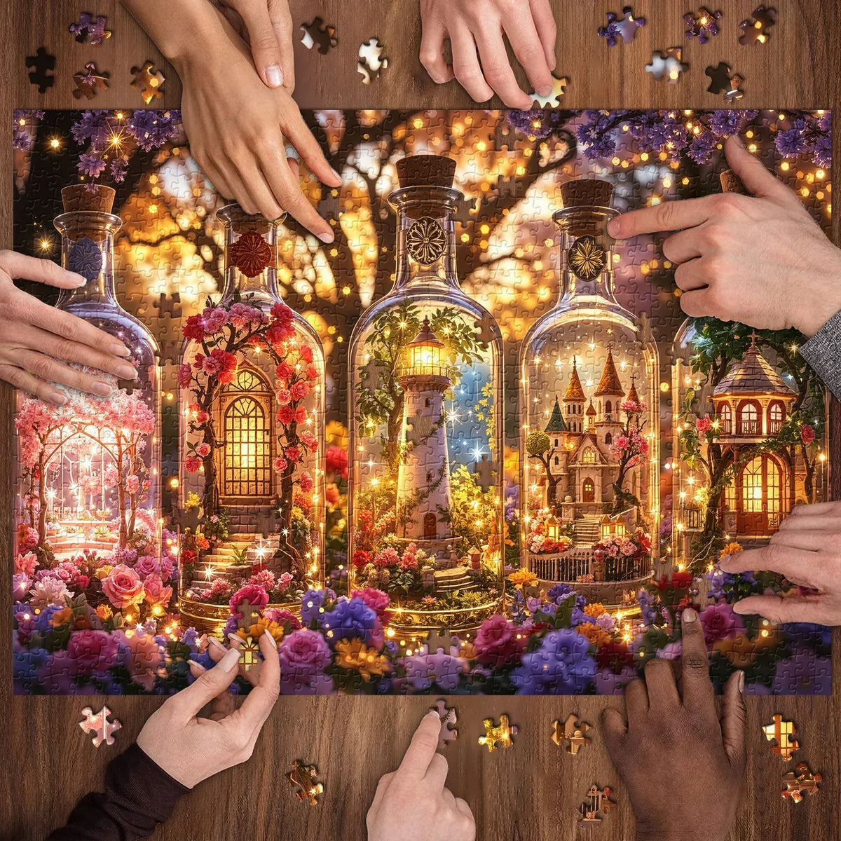 Practical Enchanted Jars of Light Jigsaw Puzzle 1000