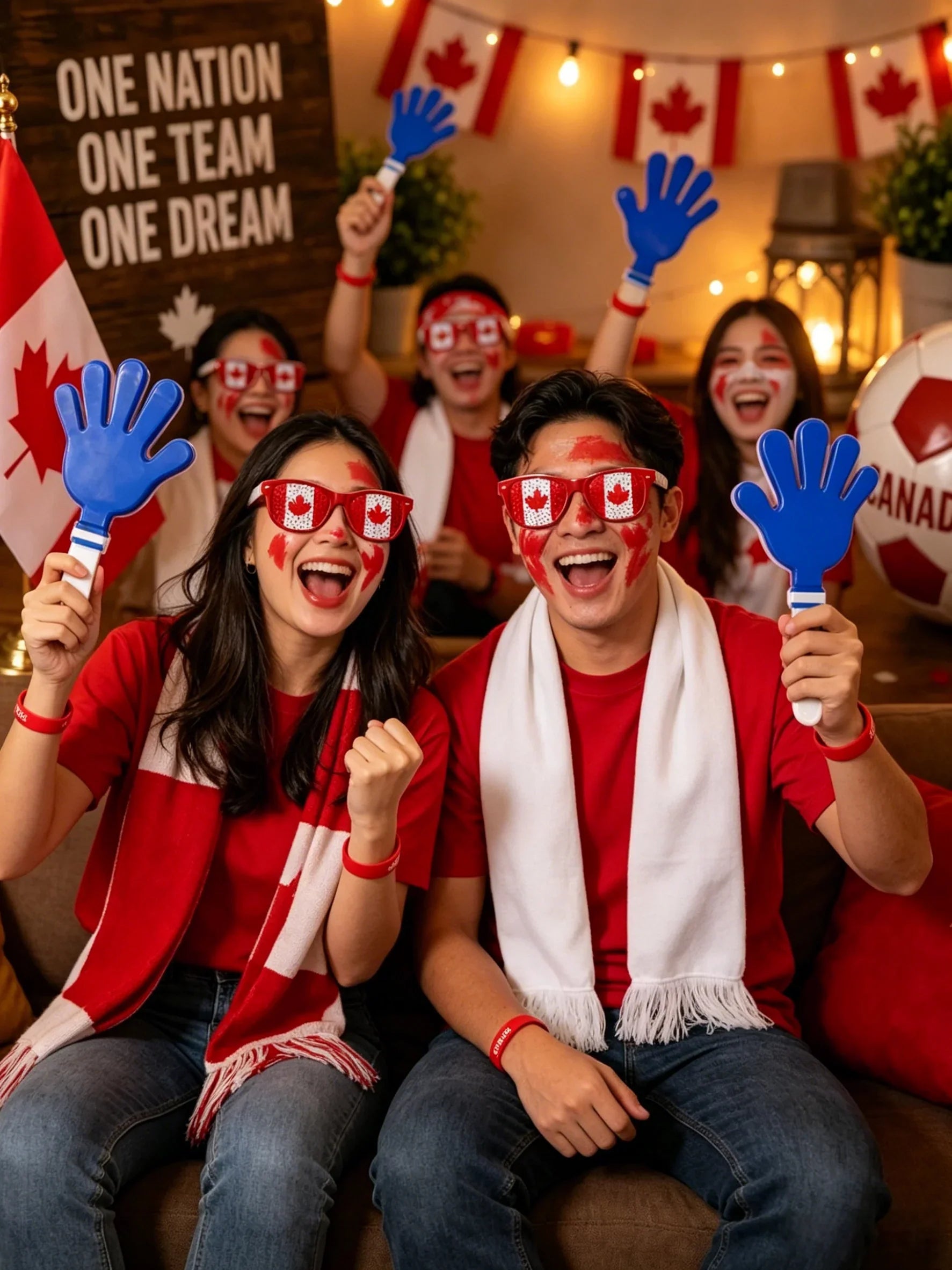 6-in-1 National Team Football Fan Kit for Match-Day Support