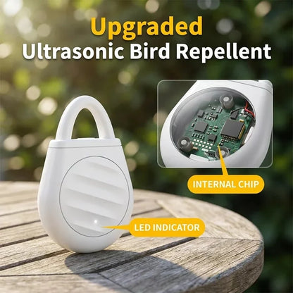 Ultrasonic Keychain Repellent for Birds and Other Pests