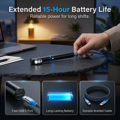 Decorative Hands-Free Wearable Safety Light for Focused Lighting