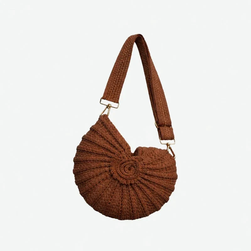 Vehicle-Ready Radiant Nautilus Shell Bag – Carry the Magic of the