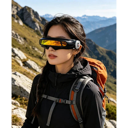 Irregular Retro Punk UV400 Sunglasses in Four Color Options