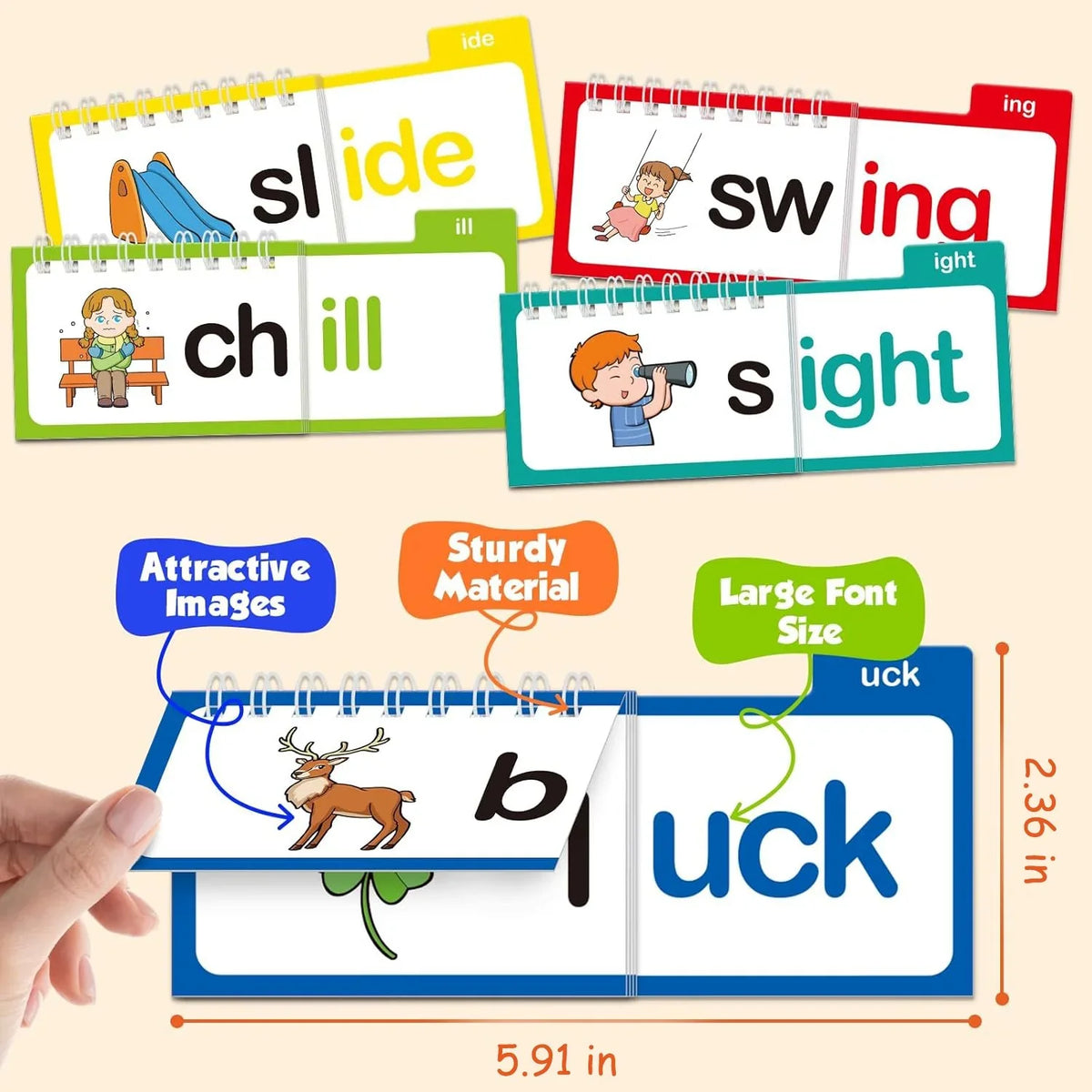 Hands-On Read & Rhyme Flip-Book – Early Learning for Creative Play