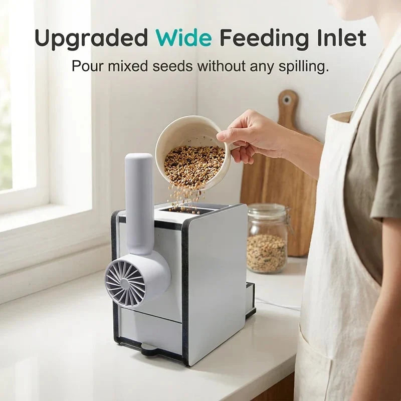 Purpose-Built Rechargeable Bird Seed Shell Separator for Everyday Use
