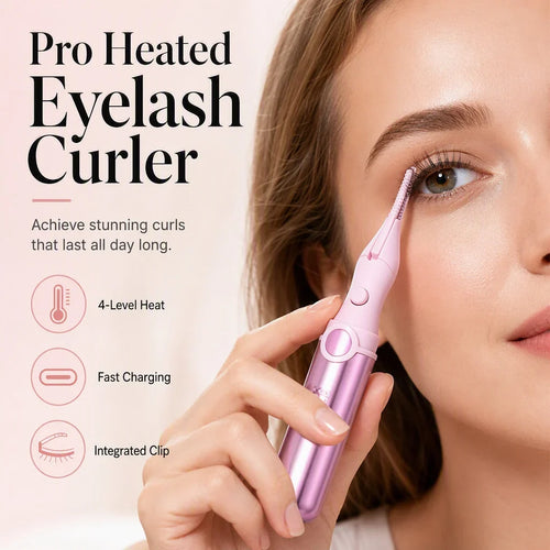 Rechargeable Heated Curler for Lasting Lash Shape